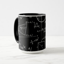 Brainy svart tavla combo stor mugg