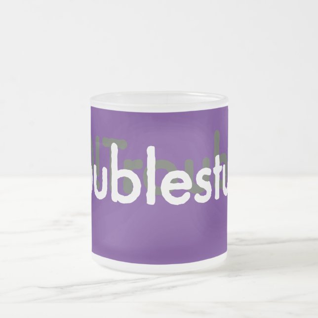 bråk! frostad glasmugg (Center)