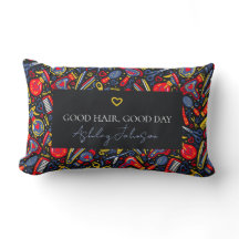 Braka håret, bra dag — svart, rött & blått frisers