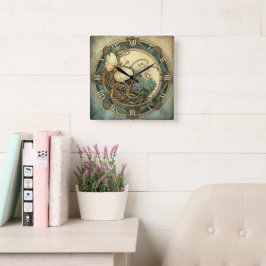 Bråka nouveau! fyrkantig klocka