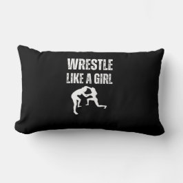 Bråka som en flicka, kämpa som en flicka lumbarkudde
