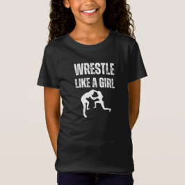 Bråka som en flicka, kämpa som en flicka t shirt