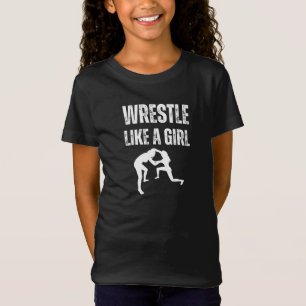 Bråka som en flicka, kämpa som en flicka t shirt