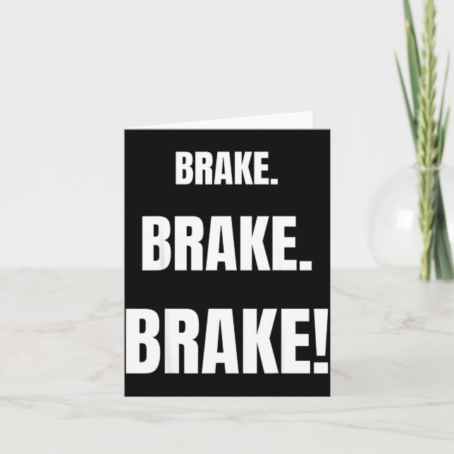 Brake! Funny Driving Instructor Ever  Kort (Framsida)