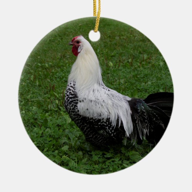 Brakel Hahn Julgransprydnad Keramik (Framsidan)