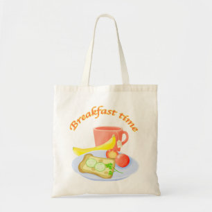 Brakfast-tidsillustration Tygkasse