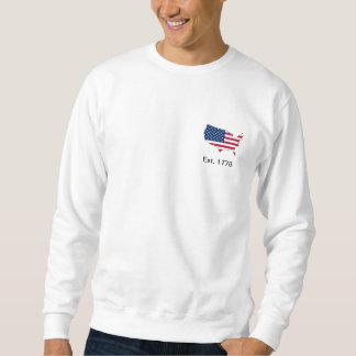 Bråkiga Gentleman© Est. Crewneck tröja 1776 Långärmad Tröja
