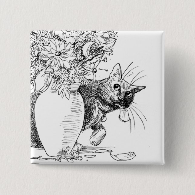 Bråkmakare - den busiga katten knäppas knapp (Framsida)