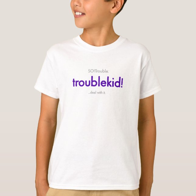 bråkunge! t shirt (Framsida)