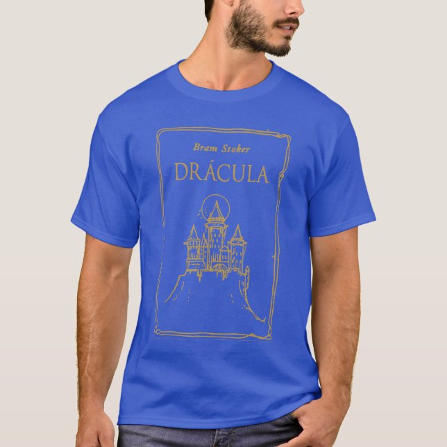 Bram Stokers Dracula 1897 Original Bokomslag prese T Shirt (Framsida)