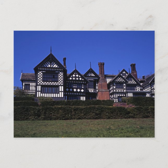 Bramall Hall Cheshire Vykort (Framsida)