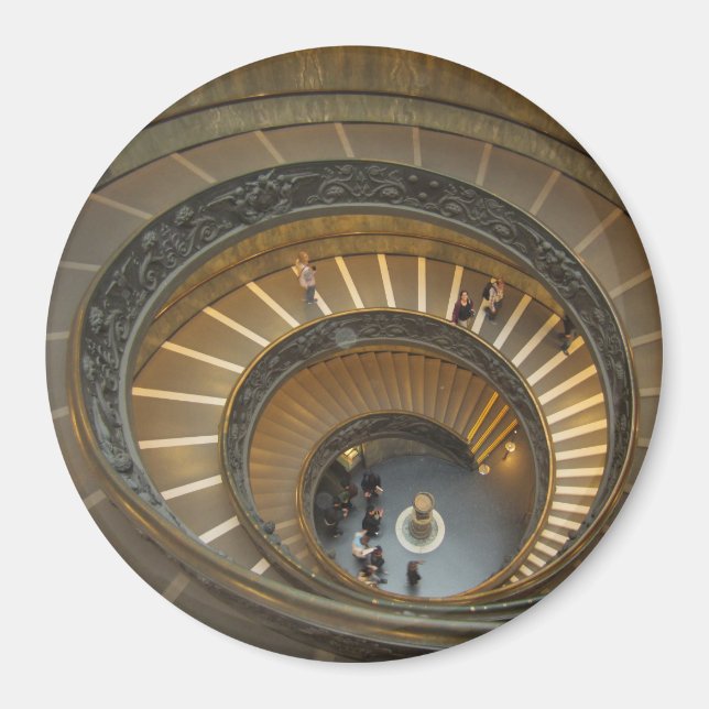 Bramante Staircase, Vatikanmuseet Magnet (Framsidan)