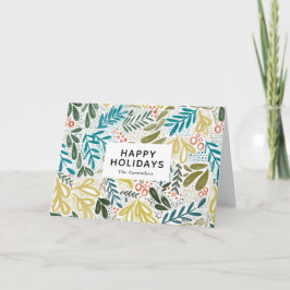 Bramble Botanical Julhälsningar Kort