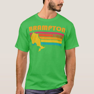 Brampton Ontario Canada Vintage Distress Souveni T Shirt