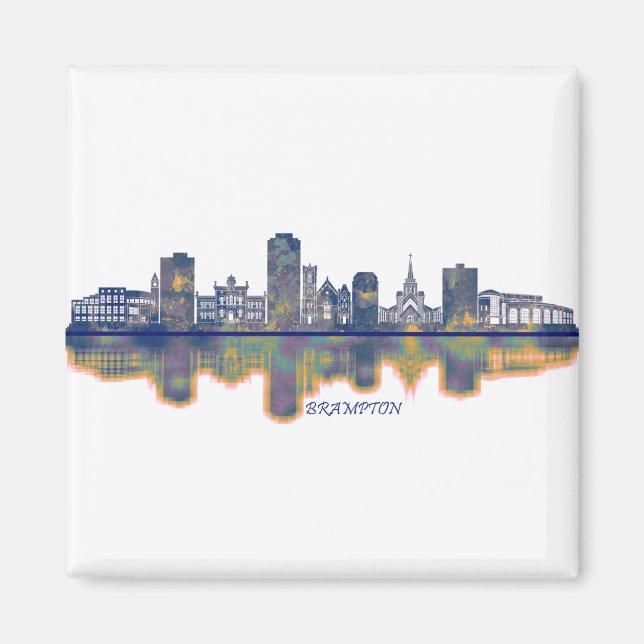 Brampton Skyline Magnet (Framsidan)