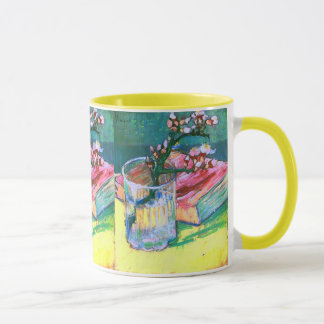 Bran Blossoming Almond Gren Glass Bok Van Gogh Mugg