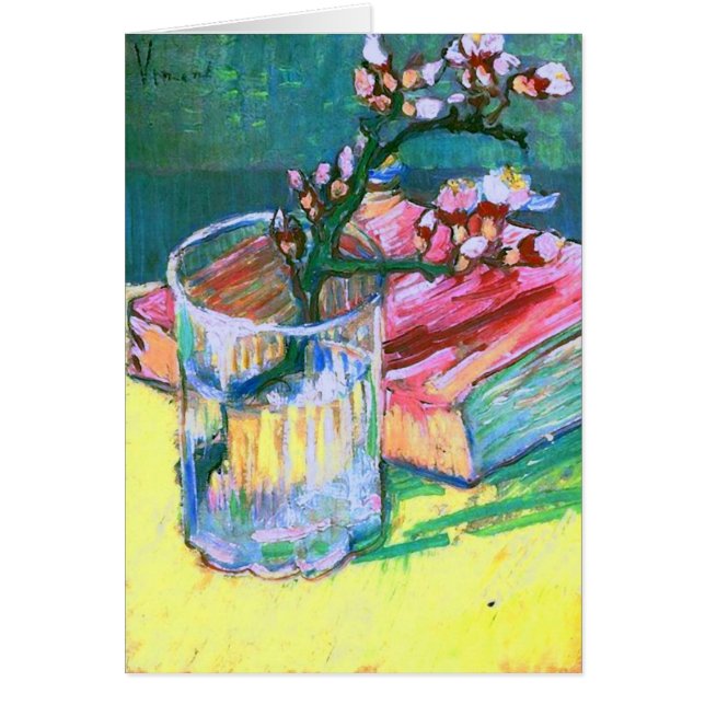 Bran Blossoming Almond Gren Glass Bok Van Gogh OBS Kort (Framsidan)