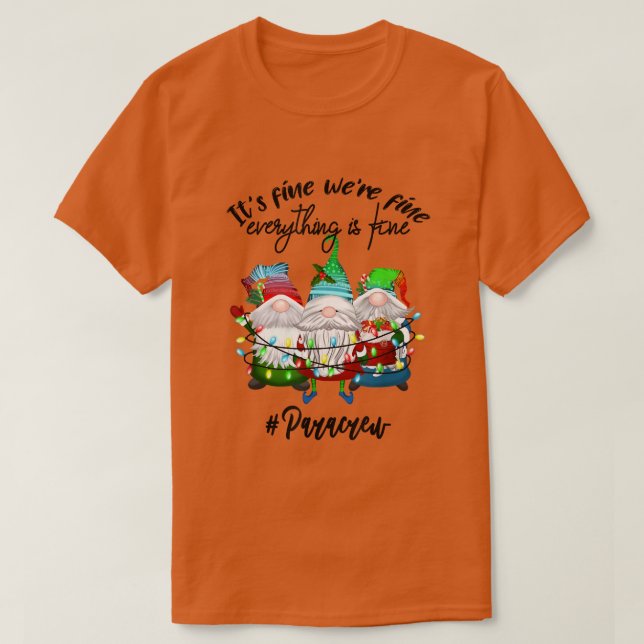 Bran Bra Allt är Bra Gnome Para C T Shirt (Design framsida)