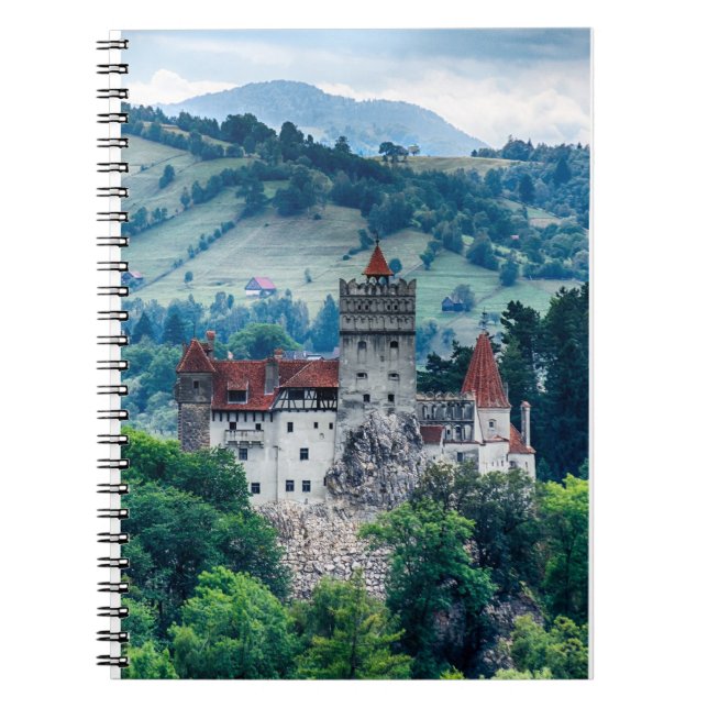 Bran castle anteckningsbok med spiral (Framsidan)