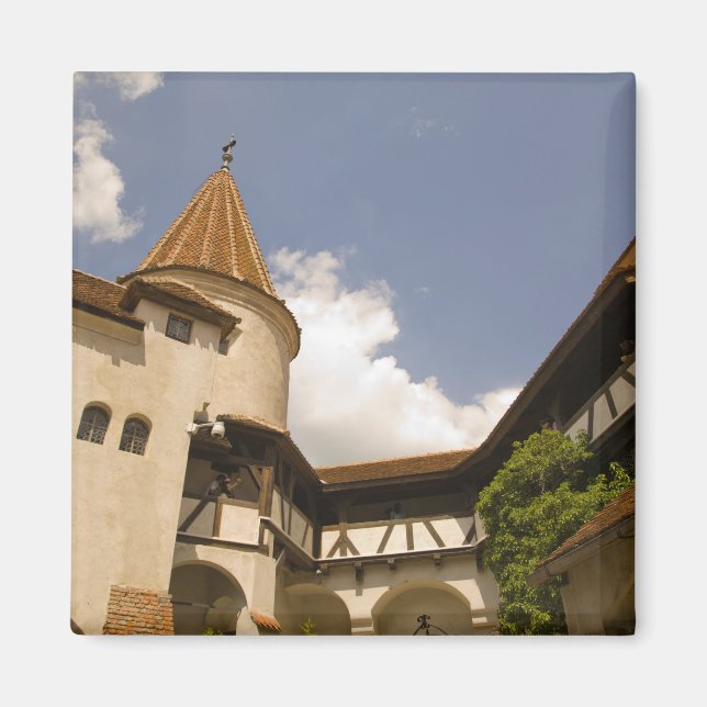Bran Castle från 1300-talet (Draculas' Castle) Magnet (Framsidan)
