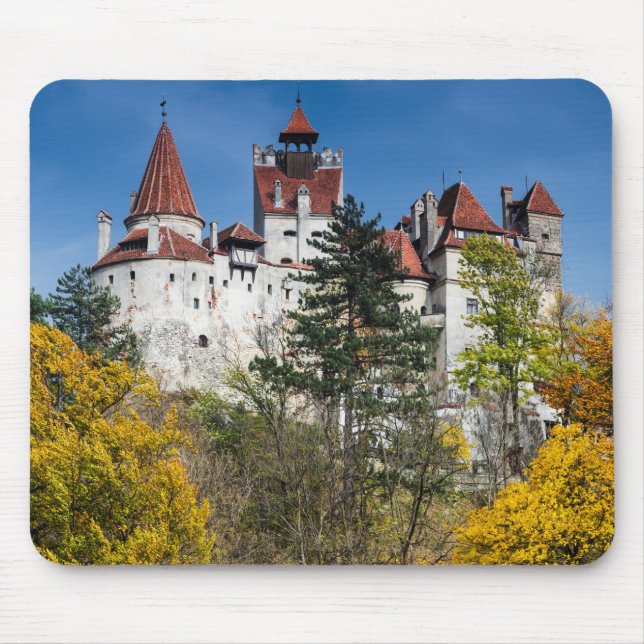 Bran Castle i Rumänien mousepad Musmatta (Framsidan)