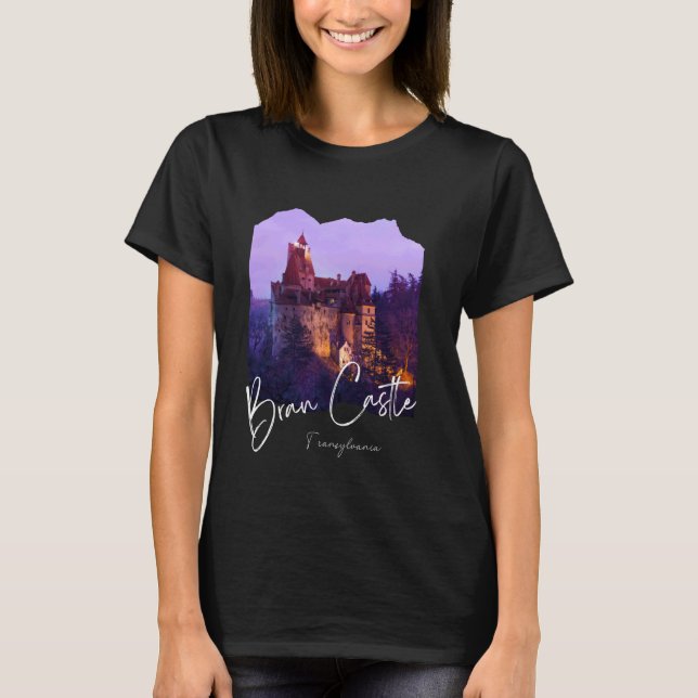 Bran Castle Rumänien Bran Castle T Shirt (Framsida)