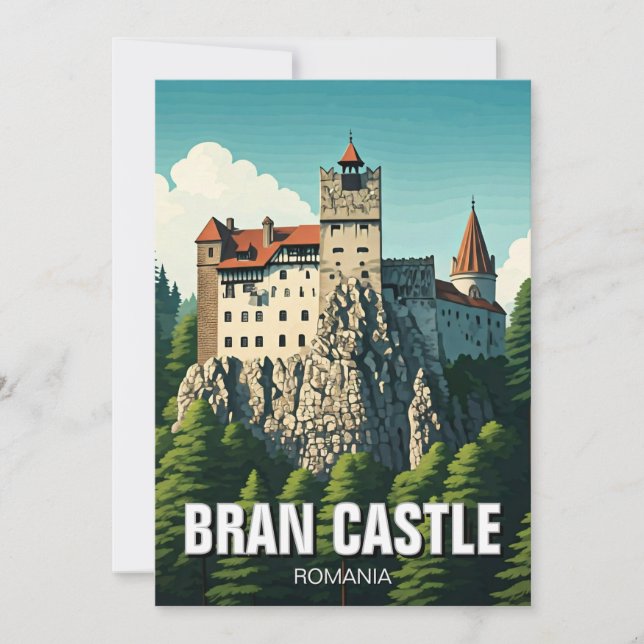 Bran Castle Rumänien Julkort (Framsida)