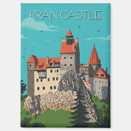 Bran Castle Rumänien Modern Magnet