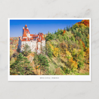 Bran Castle, Transylvania, Rumänien Helg Vykort