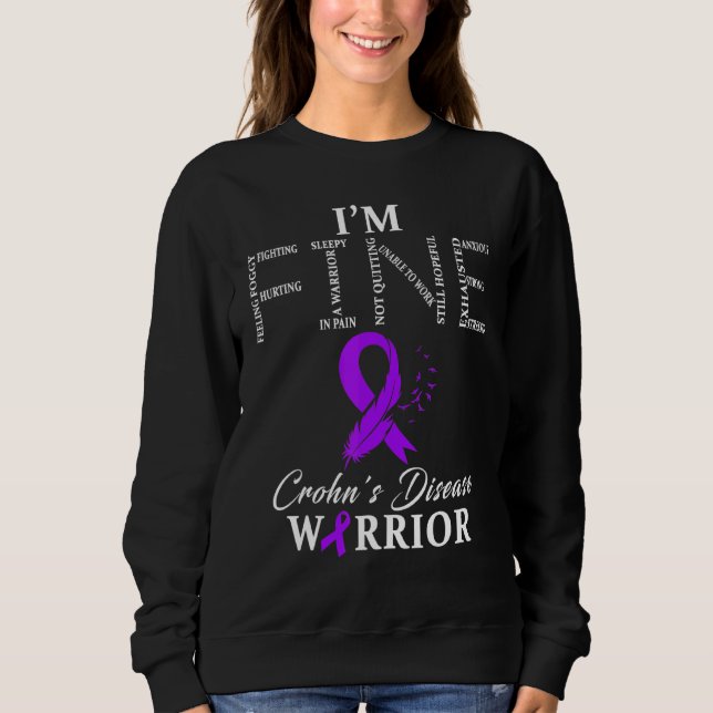 Bran Crohns Disease Warrior Im T Shirt (Framsida)