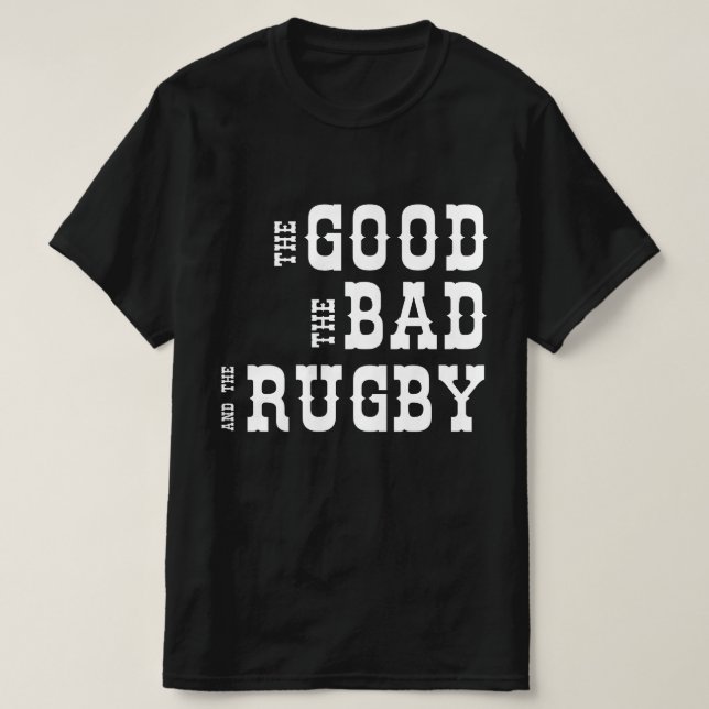 Bran, de onda och Rugby T Shirt (Design framsida)