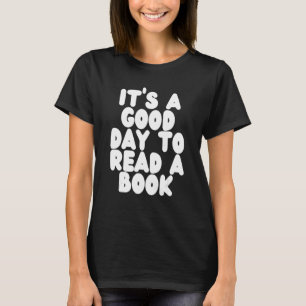 Bran den 1:e läsdagen för Bok Bibliotek T Shirt