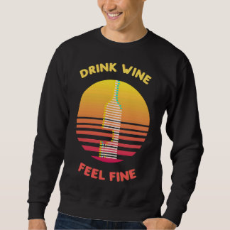 Bran Drink Vin Feel Lång Ärmad Tröja