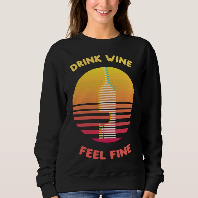 Bran Drink Vin Feel T Shirt (Framsida)