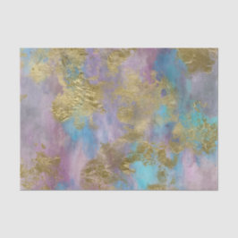 Bran guld, Pinks och Blues Decoupage Papper