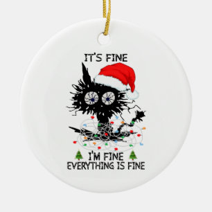 Bran jag är Bra allt är Brans jul Julgransprydnad Keramik