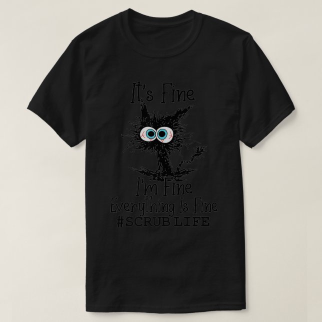 Bran jag är Bra Allting Bra Nurse SCRUB Life T Shirt (Design framsida)
