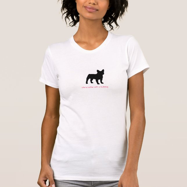 Bran Jersey Kortärmad för damerna Bella Canvas T-shirt (Framsida)