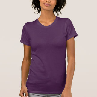 Bran Jersey Kortärmaden Eggplant färg Tee Shirt