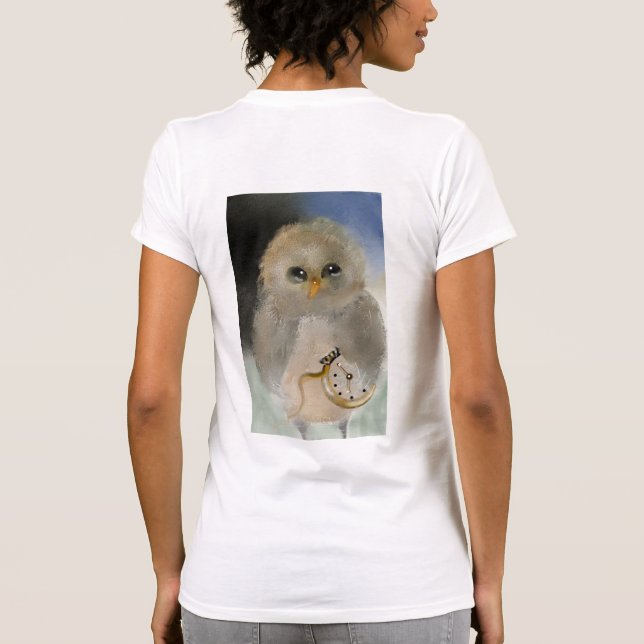 Bran Jersey T-Shirt för kvinnor (Baksida)