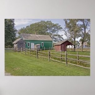 bran Land Living skriver ut Poster