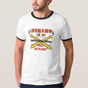 Bran leda i rör ArtilleryOIF T-shirt