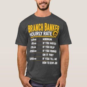 Bran över gren bankers timtaxereserv för finansche t shirt