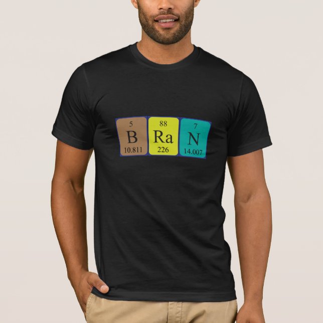 Bran Periodisk skjorta bord namn Tee Shirt (Framsida)