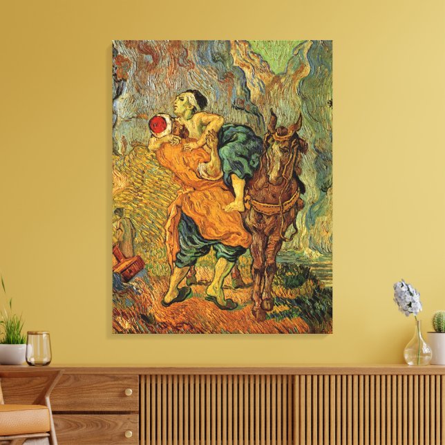 Bran Samaritan av Vincent van Gogh Canvastryck (Insitu (Vardagsrum))