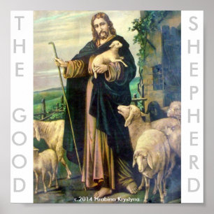 BRAN SHEPHERD...OUR LORD JESUS omarbetad Poster