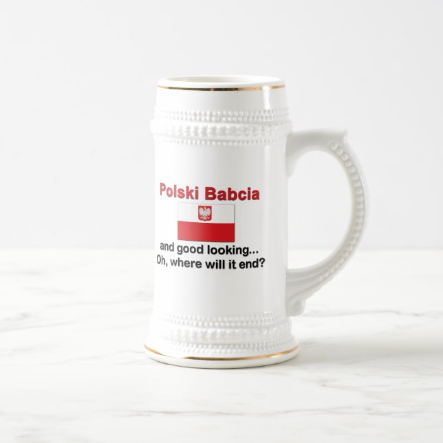Bran tittar Polski Babcia (farmodern) Sejdel (Höger)