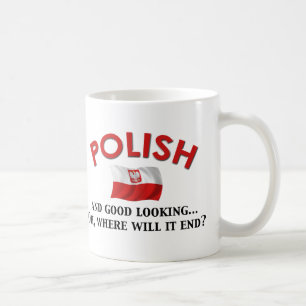 Bran tittar polskt kaffemugg