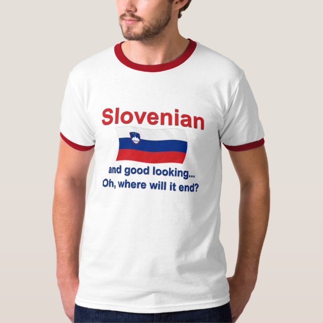 Bran tittar slovenskt t shirt (Framsida)