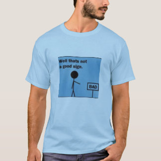 Bran undertecknar t-shirt